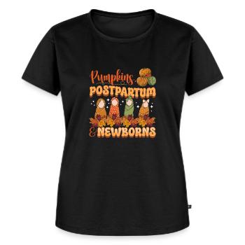 Nurse Baby Maternity Nurse - Women's Premium Organic T-shirt - black - Front - Selfina (174cm)