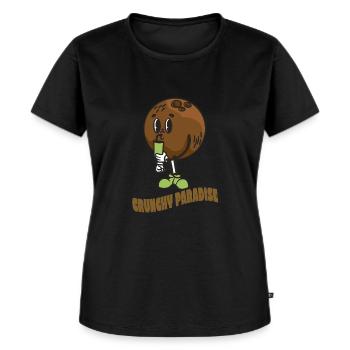 Coconut Lover Juice Beach Tropical Summer - Women's Premium Organic T-shirt - black - Front - Selfina (174cm)