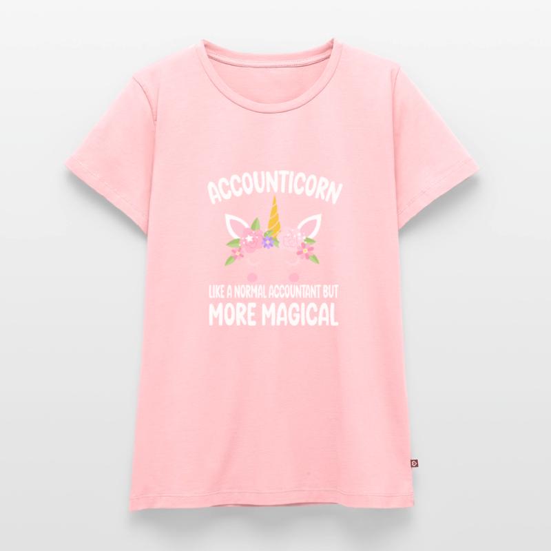 Comptabilité Comptable comme un comptable normal T-shirt Premium bio Femme
