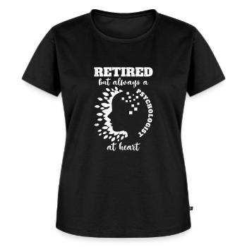 Psychology Forever at Heart Health - Women's Premium Organic T-shirt - black - Front - Selfina (174cm)