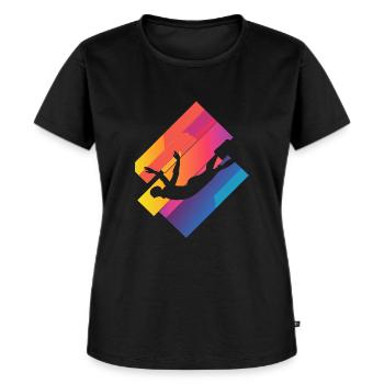 Swimmers Apnea Breaststroke - Women's Premium Organic T-shirt - black - Front - Selfina (174cm)