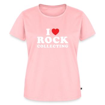 Rock Collector I Love Rock Collecting - Women's Premium Organic T-shirt - rose - Front - AI Model Female 172 dark (172cm)