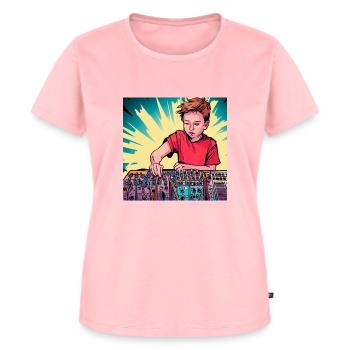 Synthétiseur Garçon 3 - T-shirt Premium bio Femme - rose - Devant - AI Model Female 172 dark (172cm)