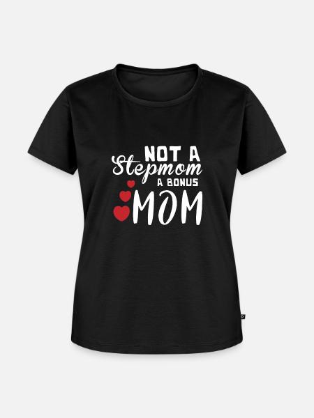 Stepmom Geschenk Stiefmutter Shirt Ziehmutter - Frauen Premium Bio T-Shirt - Schwarz