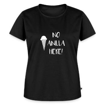 No Vanilla BDSM bondage Sex Fetisch Sklave Domina - Frauen Premium Bio T-Shirt - Schwarz - Vorne - Selfina (174cm)