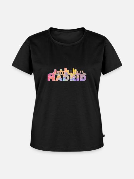 Madrid - Frauen Premium Bio T-Shirt - Schwarz