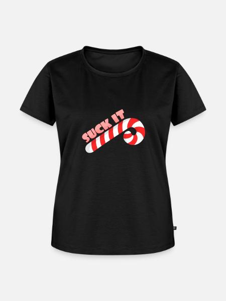 Zuckerstange - Frauen Premium Bio T-Shirt - Schwarz