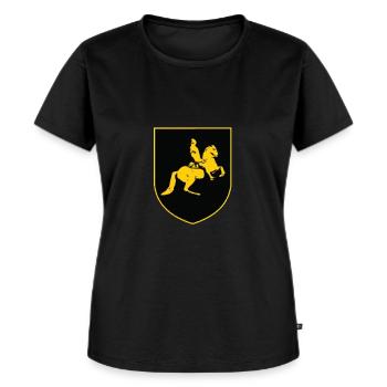 Goldener Reiter Dresden - Limited Edition - Frauen Premium Bio T-Shirt - Schwarz - Vorne - Selfina (174cm)
