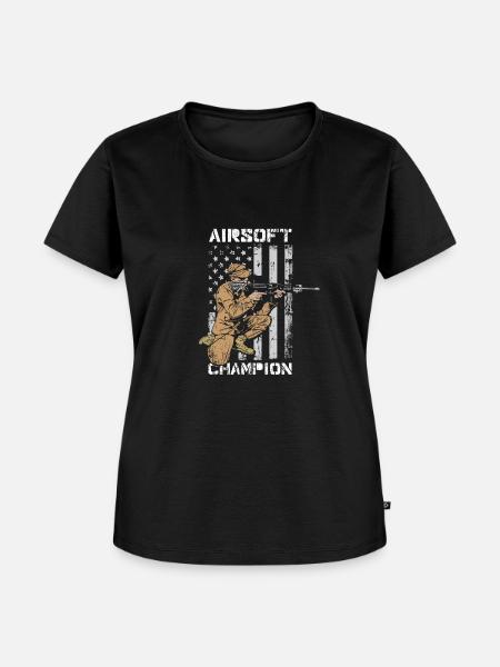 Airsoft - Frauen Premium Bio T-Shirt - Schwarz