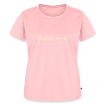 Comédien Comédie Stand Up - T-shirt Premium bio Femme - rose - Devant - AI Model Female 172 dark (172cm)