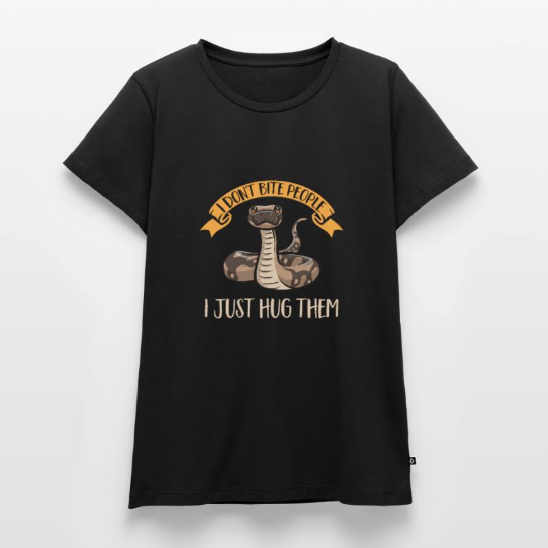 Ball Python Schlange Königspython Frauen Premium Bio T-Shirt
