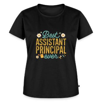 Deputy Principal - Women's Premium Organic T-shirt - black - Front - Selfina (174cm)