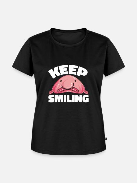 Blobfisch - Frauen Premium Bio T-Shirt - Schwarz