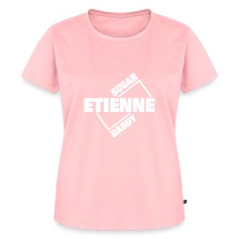 Sugardaddy Etienne - Frauen Premium Bio T-Shirt - Rosa - Vorne - AI Model Female 172 dark (172cm)