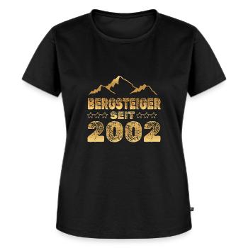2002 - Women's Premium Organic T-shirt - black - Front - Selfina (174cm)