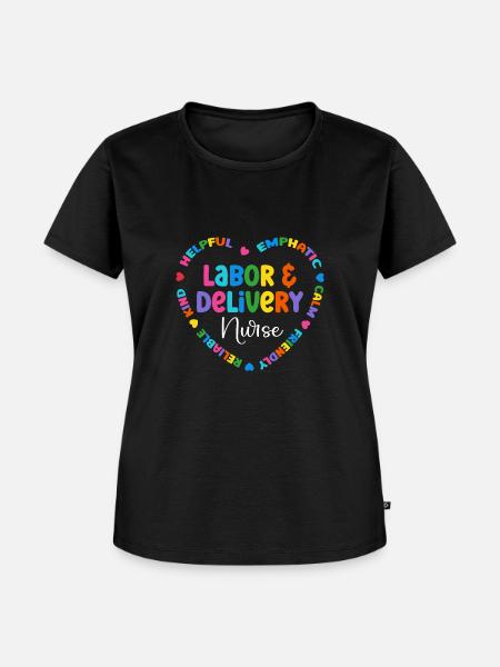 Krankenschwester Baby Entbindungsschwester - Frauen Premium Bio T-Shirt - Schwarz