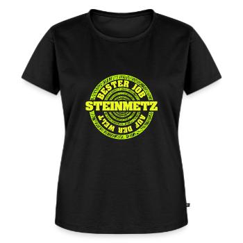Emploi tailleur de pierre - T-shirt Premium bio Femme - noir - Devant - Selfina (174cm)