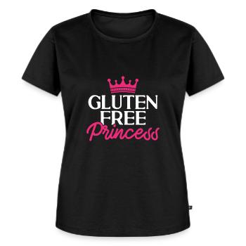 Glutenfrei Gluten Intoleranz - Frauen Premium Bio T-Shirt - Schwarz - Vorne - Selfina (174cm)
