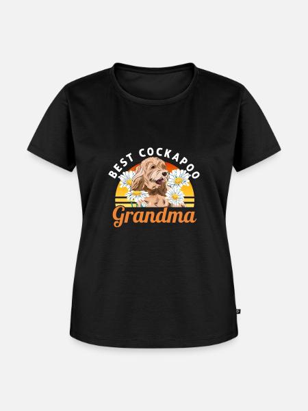 Cockapoo Hund - Frauen Premium Bio T-Shirt - Schwarz