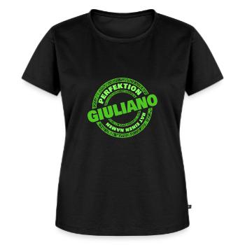 Perfection GIULIANO - T-shirt Premium bio Femme - noir - Devant - Selfina (174cm)