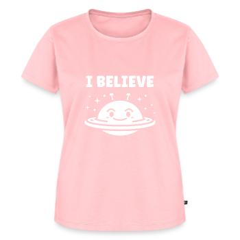 soucoupe volante - T-shirt Premium bio Femme - rose - Devant - AI Model Female 172 dark (172cm)