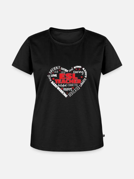 Lehrkraft Englisch Zweitsprache Fremdsprache - Frauen Premium Bio T-Shirt - Schwarz