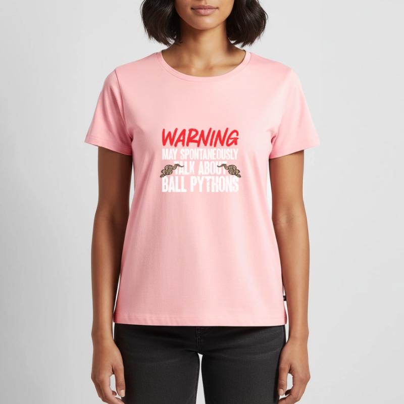 Ball Python Schlange Königspython Frauen Premium Bio T-Shirt