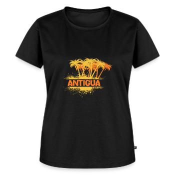 Party Antigua - Women's Premium Organic T-shirt - black - Front - Selfina (174cm)