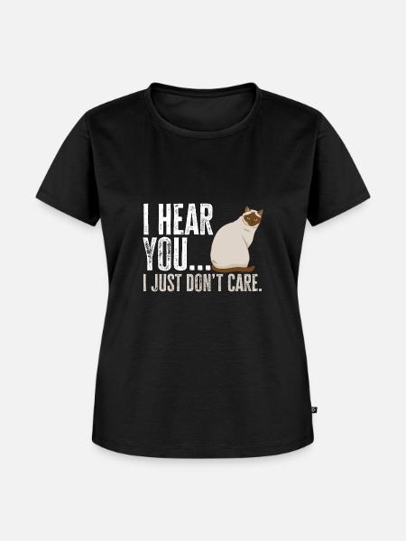 Siamkatze - Frauen Premium Bio T-Shirt - Schwarz