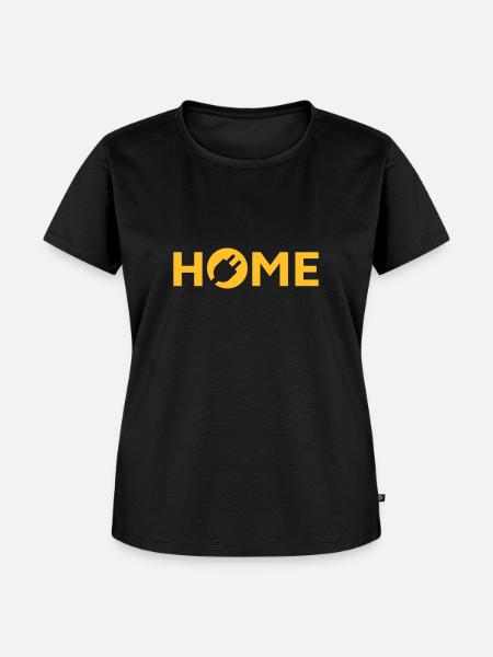 Elektriker, Elektriker Home - Frauen Premium Bio T-Shirt - Schwarz