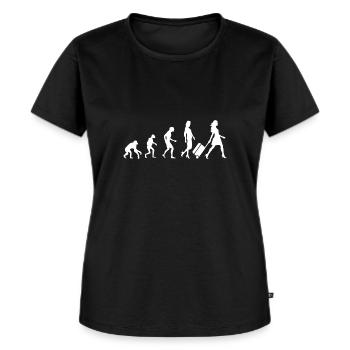 Reisen Reise Urlaub - Frauen Premium Bio T-Shirt - Schwarz - Vorne - Selfina (174cm)