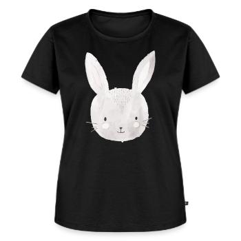 Bunny Rabbit Family Easter bunny - Women's Premium Organic T-shirt - black - Front - Selfina (174cm)