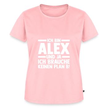 Alexander Alexandra Alexa Alex - Frauen Premium Bio T-Shirt - Rosa - Vorne - AI Model Female 172 dark (172cm)