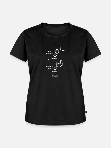 Chemische Formel NAD+ - Frauen Premium Bio T-Shirt - Schwarz