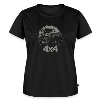 Defender Rover 4x4 Land Offroad LaRo Landy - Women's Premium Organic T-shirt - black - Front - Selfina (174cm)