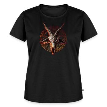 Alchemy England Baphomet Zisurrû - Women's Premium Organic T-shirt - black - Front - Selfina (174cm)
