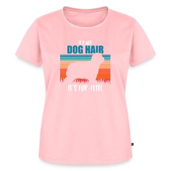Bearded Collie - Women's Premium Organic T-shirt - rose - Front - AI Model Female 172 dark (172cm)