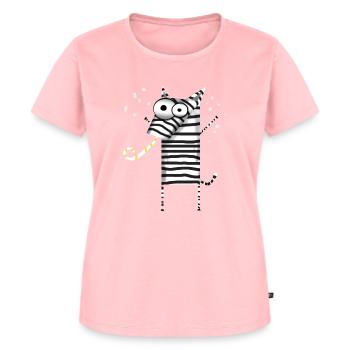 Fête des zèbres - T-shirt Premium bio Femme - rose - Devant - AI Model Female 172 dark (172cm)
