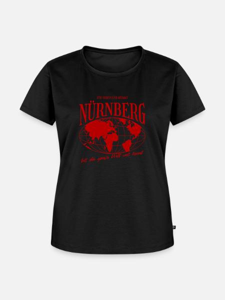 Nürnberg Heimat Fußball Geschenk - Frauen Premium Bio T-Shirt - Schwarz