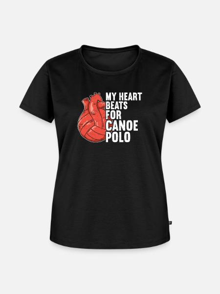 Kanu-Polo - Frauen Premium Bio T-Shirt - Schwarz