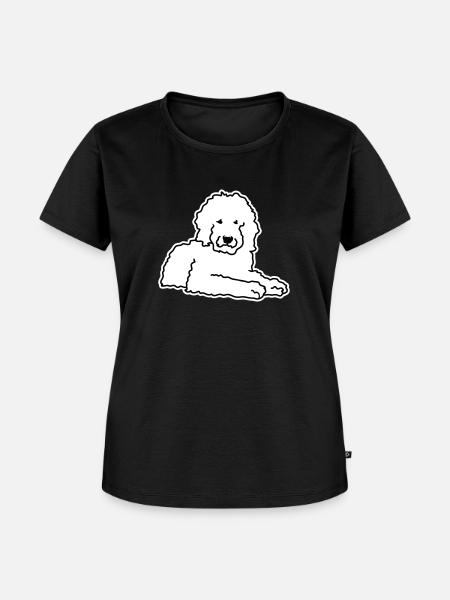Goldendoodle - Frauen Premium Bio T-Shirt - Schwarz
