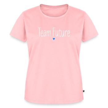 Future, Optimism, Team Future, Partner Look - Women's Premium Organic T-shirt - rose - Front - AI Model Female 172 dark (172cm)