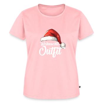 Weihnachtsoutfit - Frauen Premium Bio T-Shirt - Rosa - Vorne - AI Model Female 172 dark (172cm)