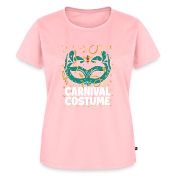 Karneval - Frauen Premium Bio T-Shirt - Rosa - Vorne - AI Model Female 172 dark (172cm)