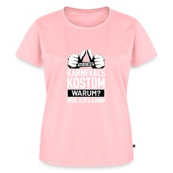 Karneval - Frauen Premium Bio T-Shirt - Rosa - Vorne - AI Model Female 172 dark (172cm)