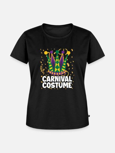 Karneval - Frauen Premium Bio T-Shirt - Schwarz