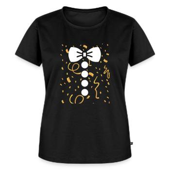 carnaval - T-shirt Premium bio Femme - noir - Devant - Selfina (174cm)