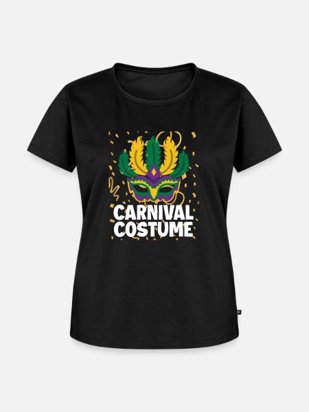 Karneval - Frauen Premium Bio T-Shirt - Schwarz