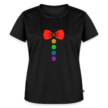 Bow Tie Carnival Suit Outfit Carnival - Women's Premium Organic T-shirt - black - Front - Selfina (174cm)