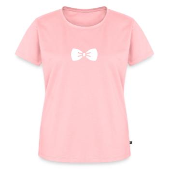 Noeud papillon Carnaval - T-shirt Premium bio Femme - rose - Devant - AI Model Female 172 dark (172cm)